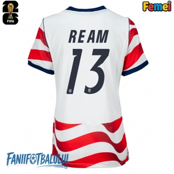 Statele Unite Tim Ream #13 Echipament de Fotbal Replică Mondial 2026 Femei Acasa